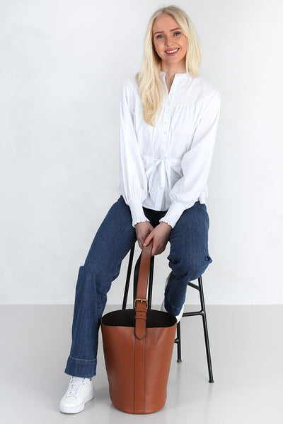 Saul leather bag